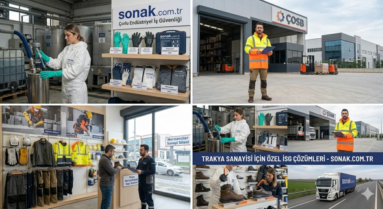 Çerkezköy İş Elbiseleri ve İş Güvenliği Malzemeleri | Sonak OSB Çözümleri