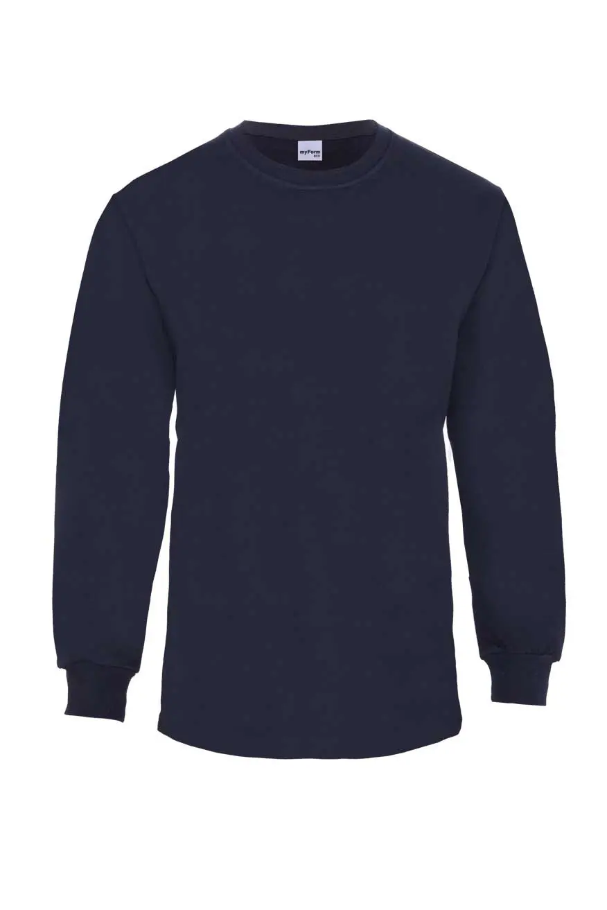 Myform Eco 8125 Siyah Bisiklet Yaka Sweatshirt