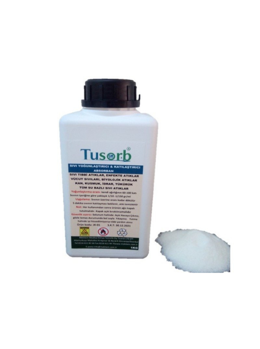 Sıvı Yoğunlaştırıcı Jelleştirici Absorban 1 kg