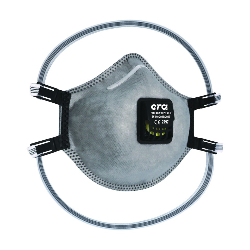 ERA 7310 AC V FFP3 NR D AKTİF KARBONLU TOZ MASKESİ 120 Adet/Koli