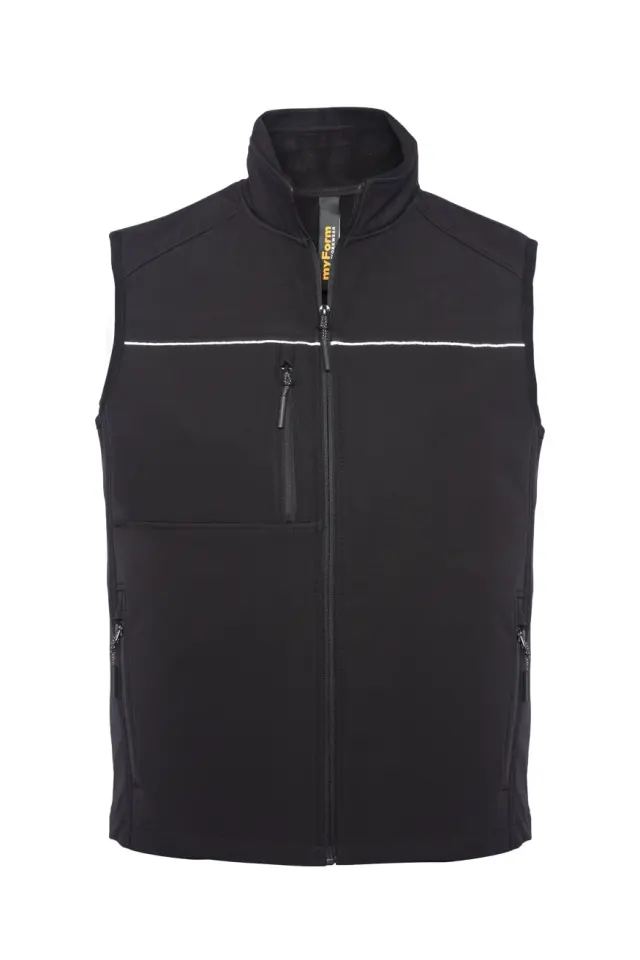 Myform Softshell 9121 Siyah Outdoor İş Yeleği