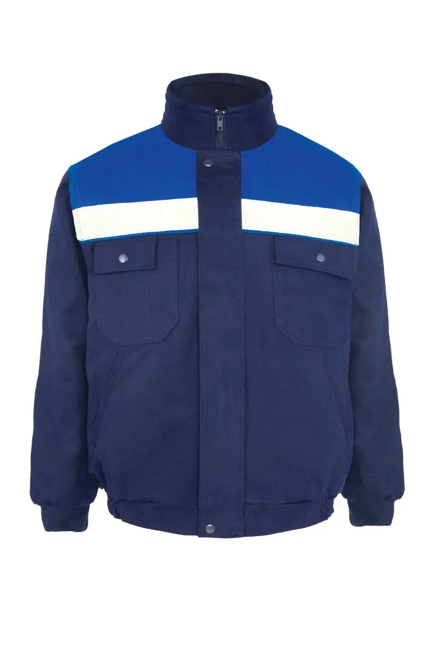 Myform 3117 Winto Lacivert/Saks Mavi Reflektörlü İş Montu