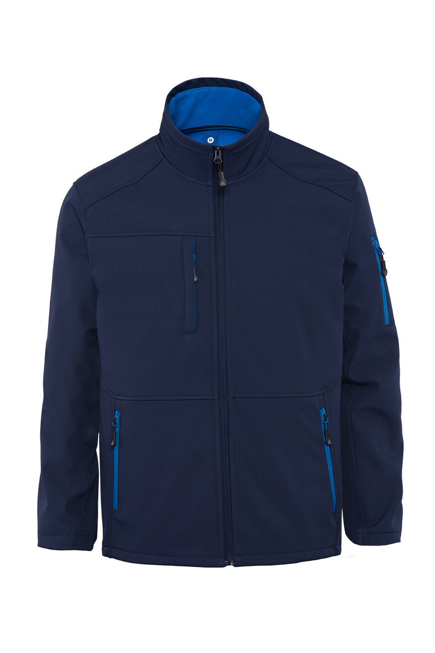 Myform 3131 Rainbow Softshell Lacivert/Saks Mavi İş Montu