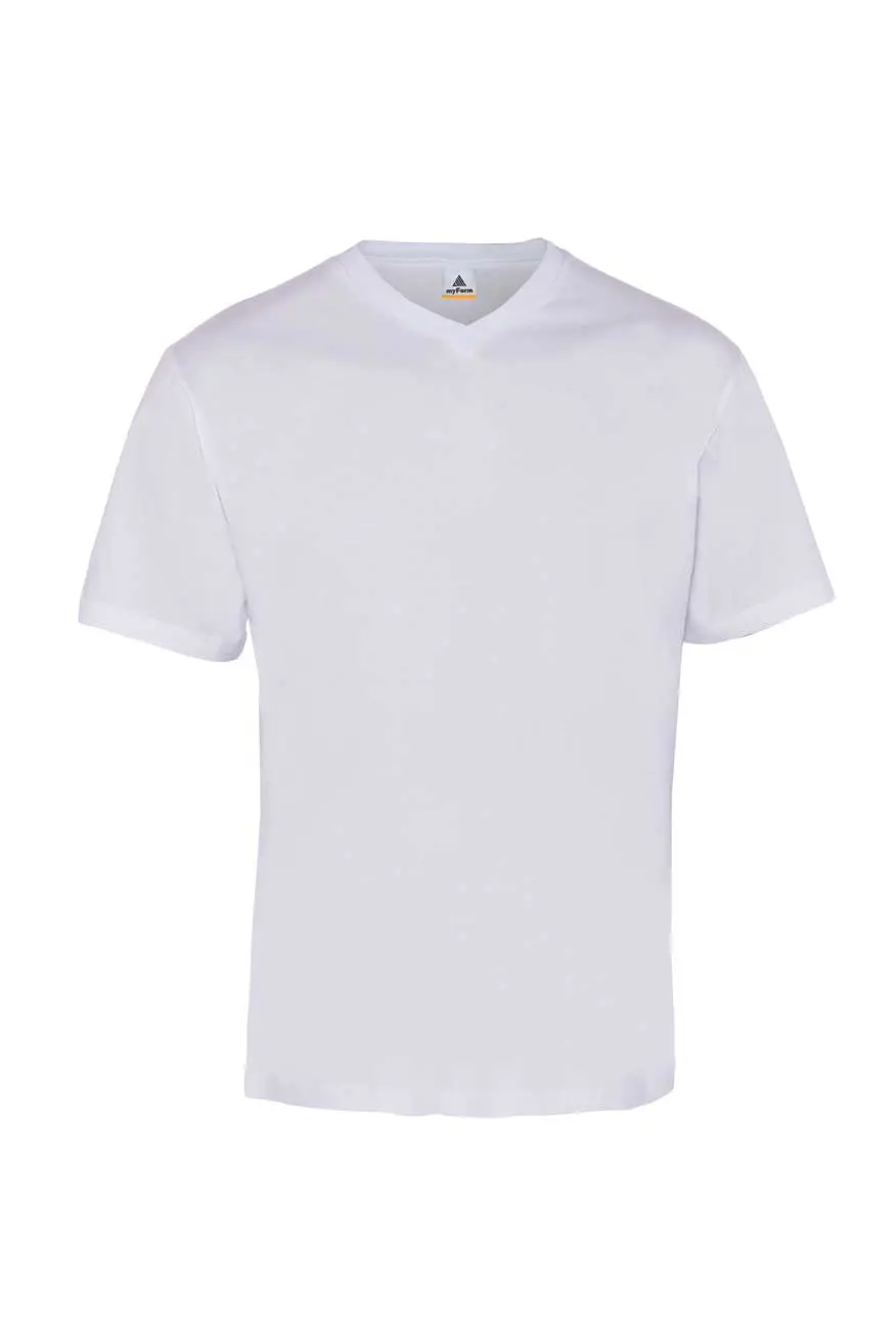 Myform Comfort V Yaka Supreme 8129 Beyaz T-Shirt