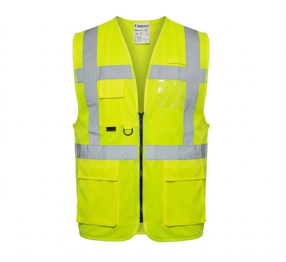 Uniwest UW-111 Yönetici Mühendis Yeleği Sarı