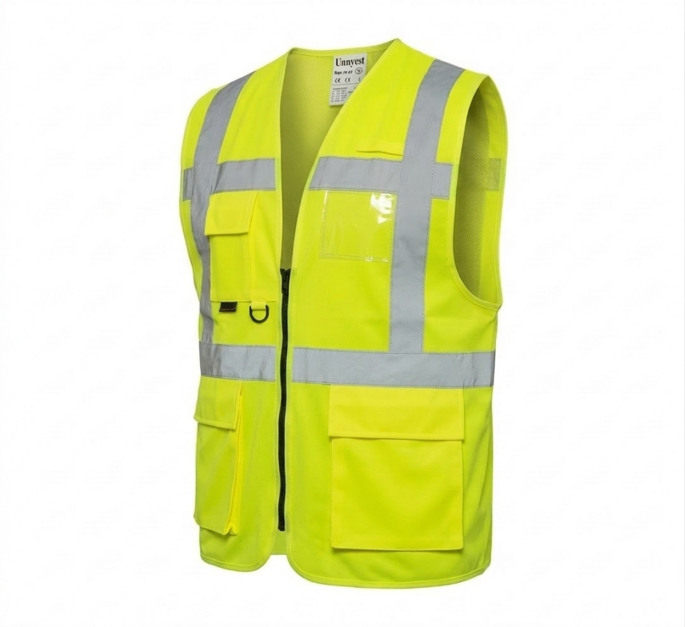 Uniwest UW-111 Yönetici Mühendis Yeleği Sarı