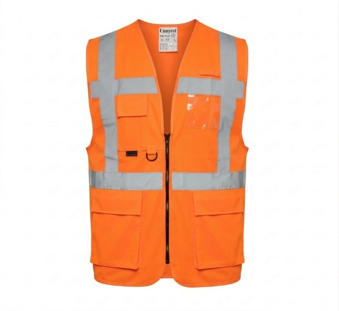 Uniwest UW-112 Yönetici Mühendis Yeleği Turuncu