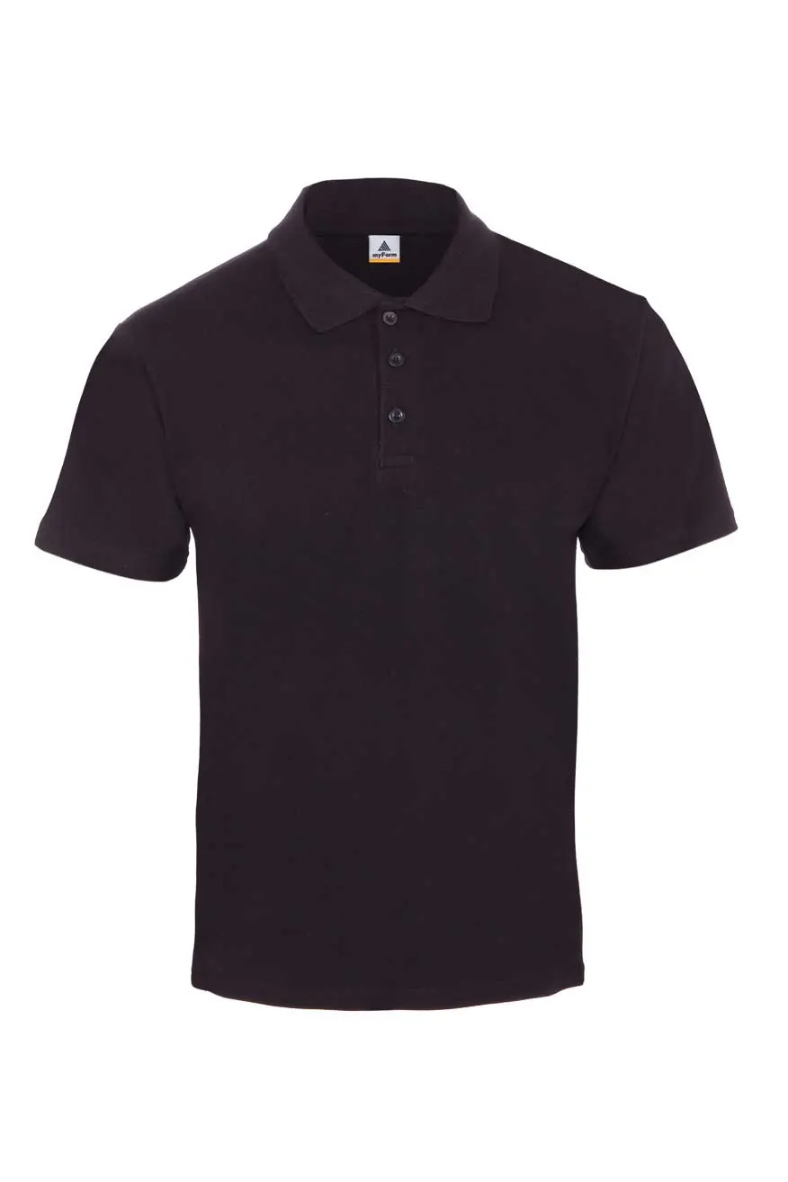 Myform Comfort Polo Pique 8103 Siyah T-Shirt