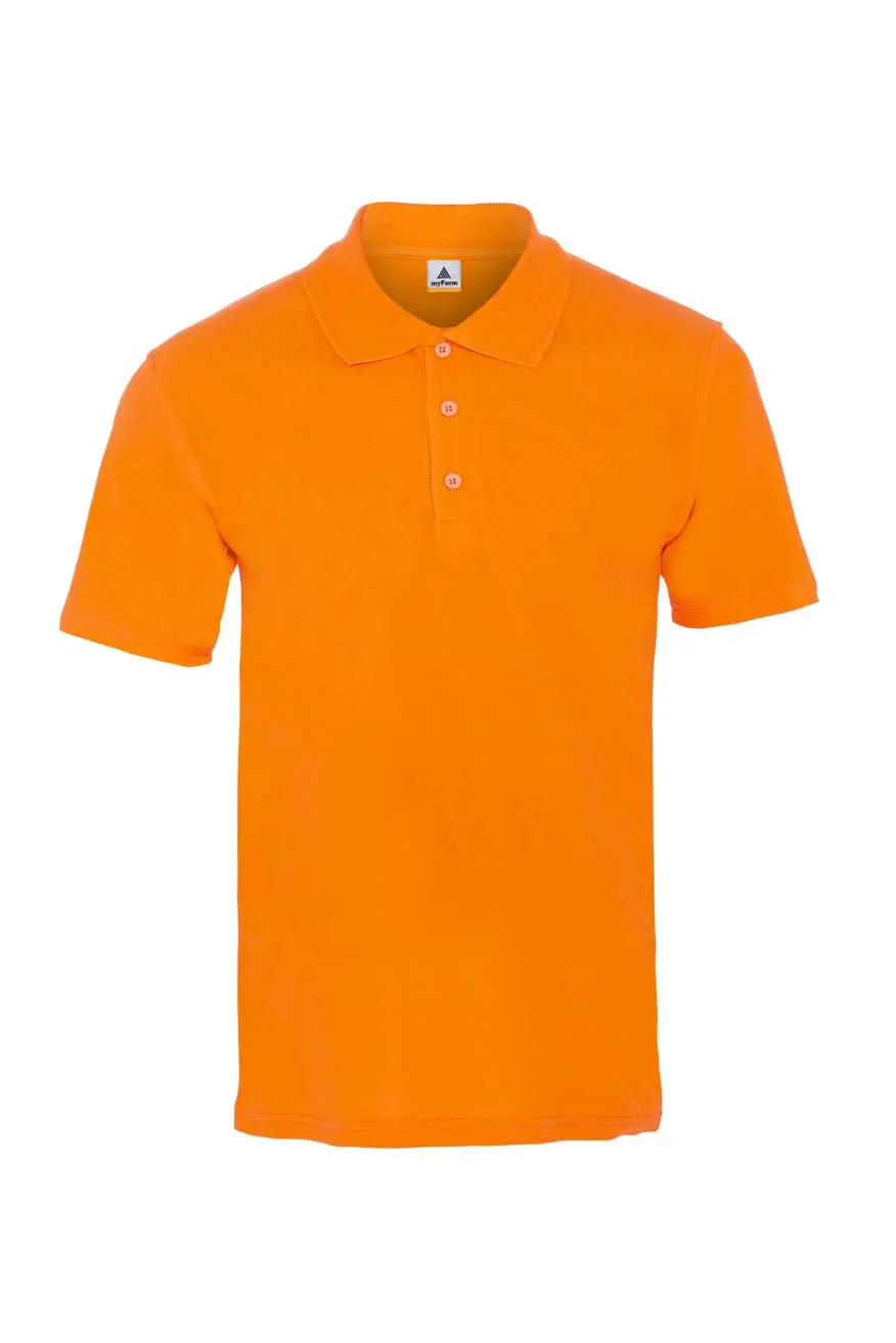 Myform Comfort Polo Pique 8103 Turuncu T-Shirt