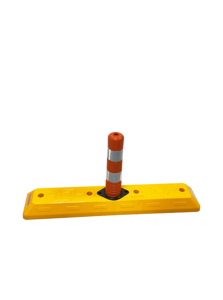 45 cm Sarı Tabanlı TPU Trafik Delinatörü