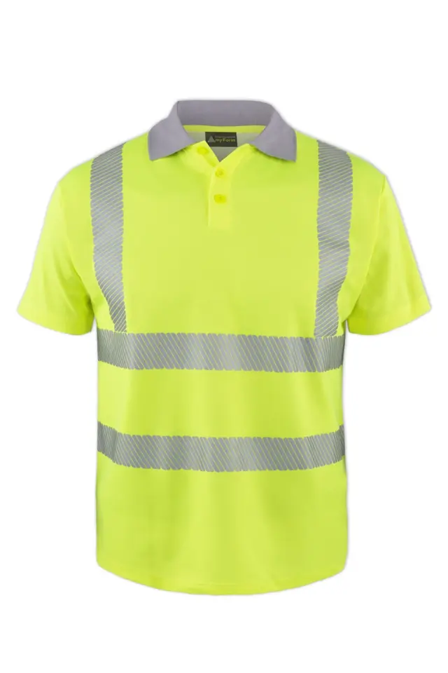 Myform Hi-Vis Olympus Safety 8145 Sarı Reflektörlü T-Shirt