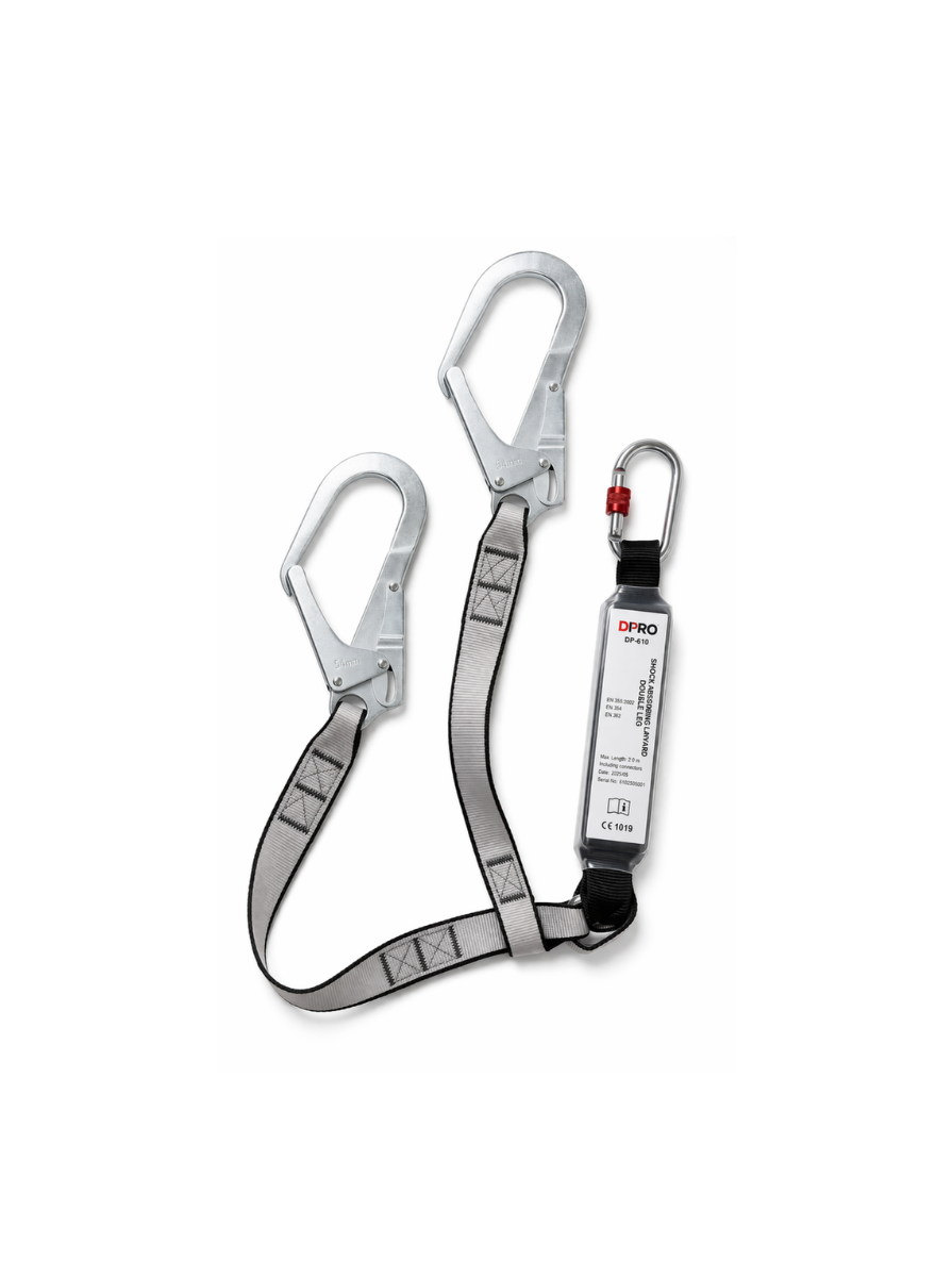 DPRO DP-610 Gravity Çift Bacaklı Kolonlu Şok Emicili Lanyard
