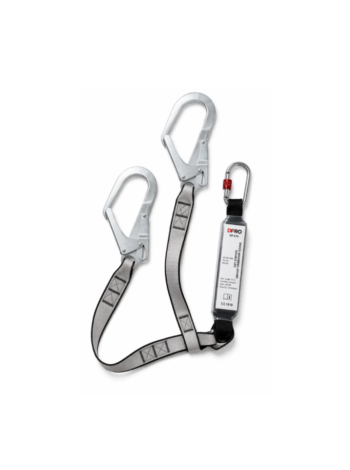 DPRO DP-610 Gravity Çift Bacaklı Kolonlu Şok Emicili Lanyard
