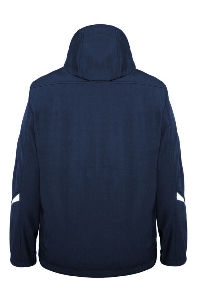 Myform Discover 3130 Lacivert Kapüşonlu Softshell Mont
