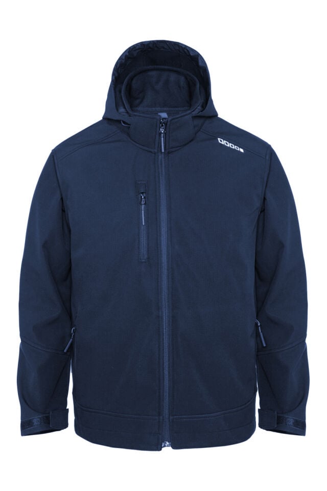 Myform Discover 3130 Lacivert Kapüşonlu Softshell Mont
