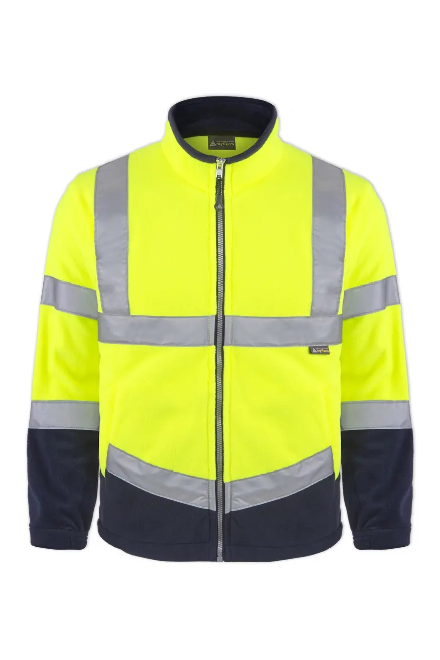 Myform 3127 Sarı/Lacivert Reflektörlü Polar Mont