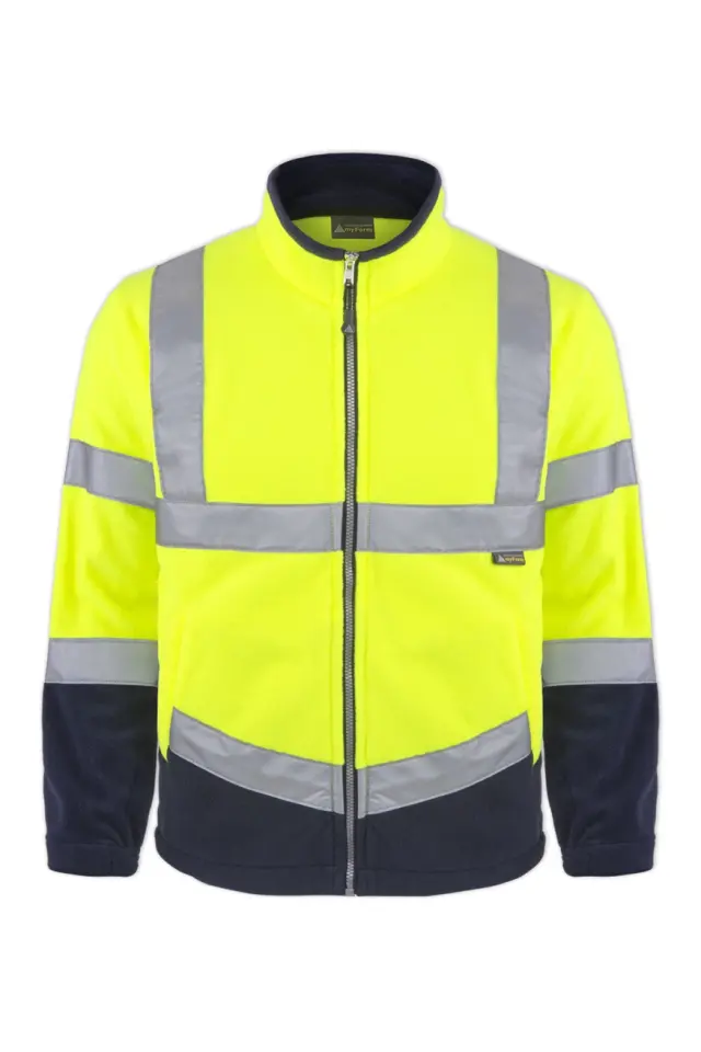 Myform 3127 Sarı/Lacivert Reflektörlü Polar Mont