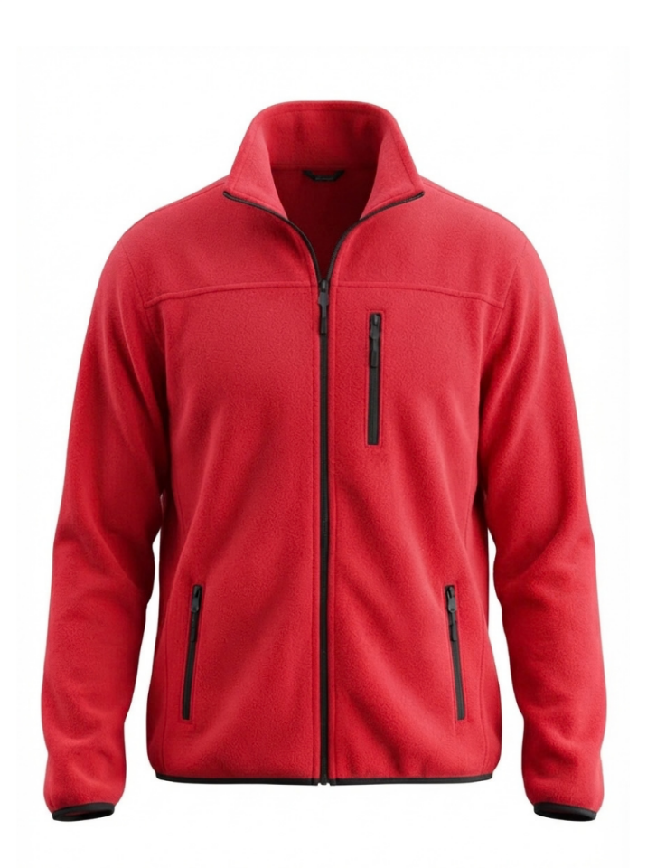 Prowess Titan 1502 Kırmızı 3 Cepli Polar İş Montu