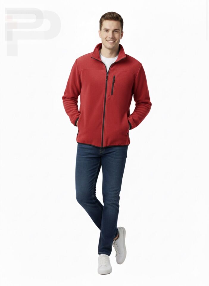 Prowess Titan 1502 Kırmızı 3 Cepli Polar İş Montu 2XL