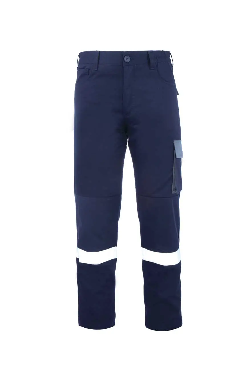 Myform Palmira Platin 2162 Lacivert/Gri İş Pantolonu