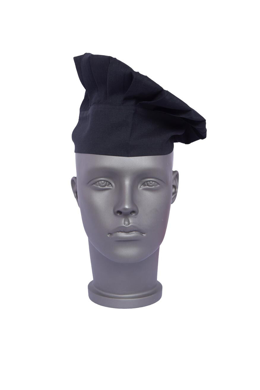 Myform Mantar Kep 11107 Siyah Aşçı Kepi
