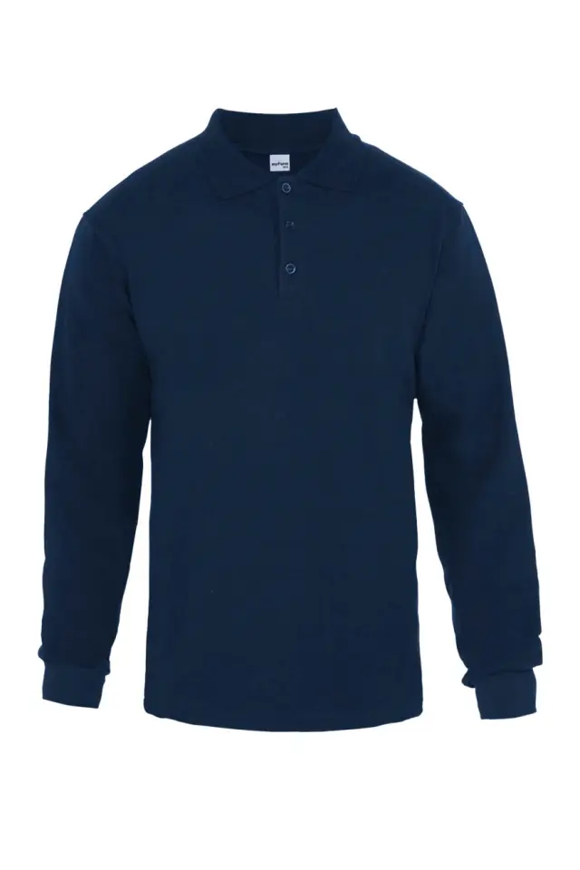 Myform Comfort Polo Pike Uzun Kollu 8153 Lacivert T-Shirt