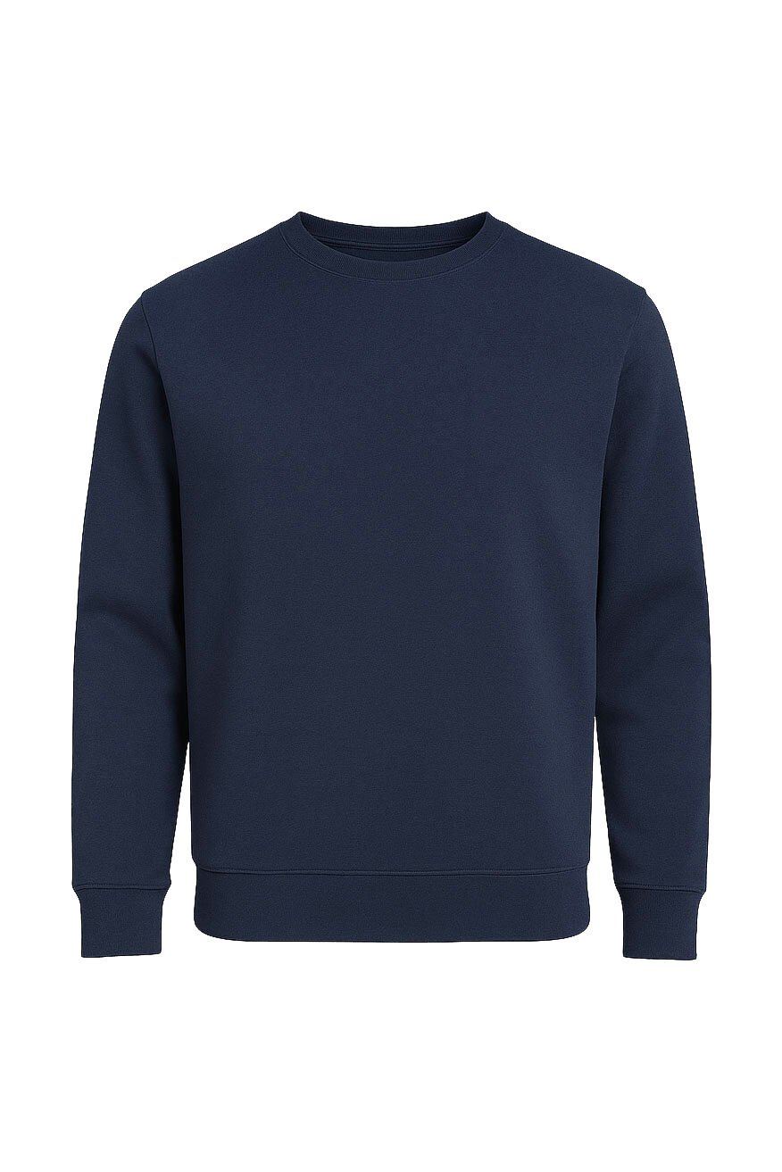 Myform Comfort Bisiklet Yaka 8164 Lacivert Sweatshirt
