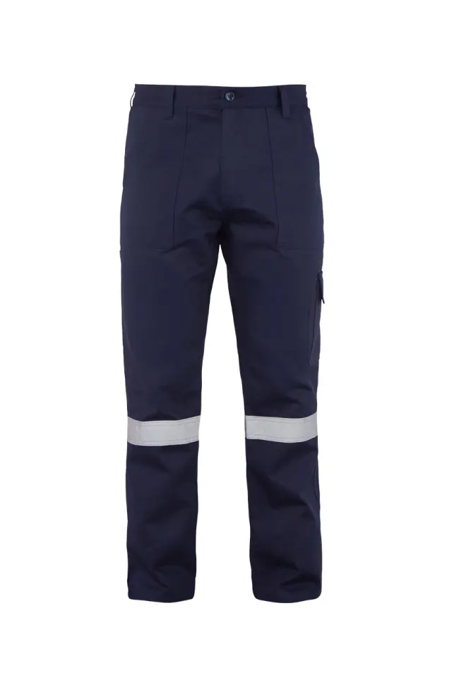 Myform Simplex 7/7 2958 Lacivert Reflektörlü İş Pantolonu