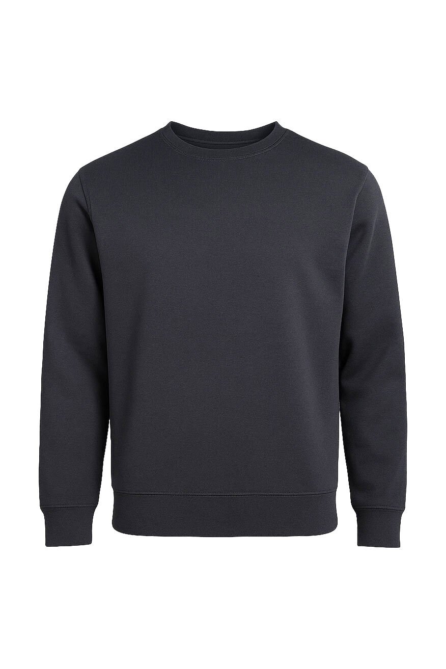 Myform Comfort Bisiklet Yaka 8164 Antrasit Sweatshirt