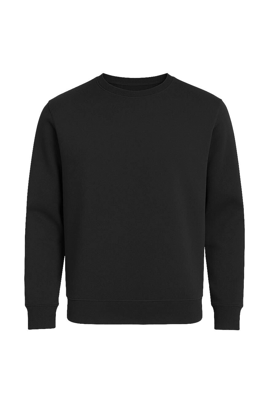 Myform Comfort Bisiklet Yaka 8164 Siyah Sweatshirt