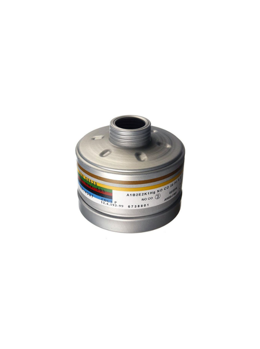 Dräger 6738801 A1B2E2K1-Hg-CO-NO-P3 D Kombine Gaz Filtresi