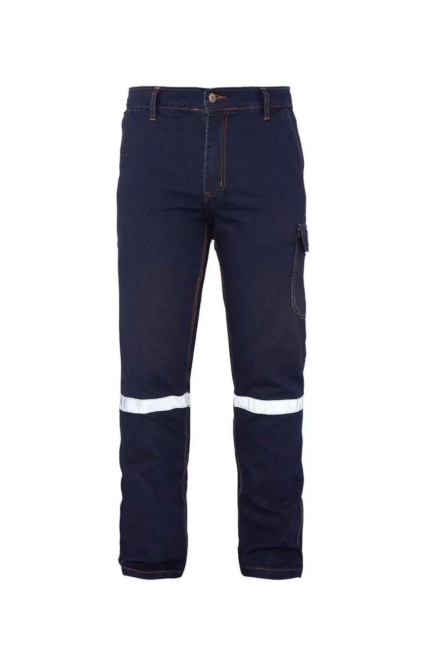 Myform Eco 2955 Siyah Reflektörlü Kot İş Pantolonu