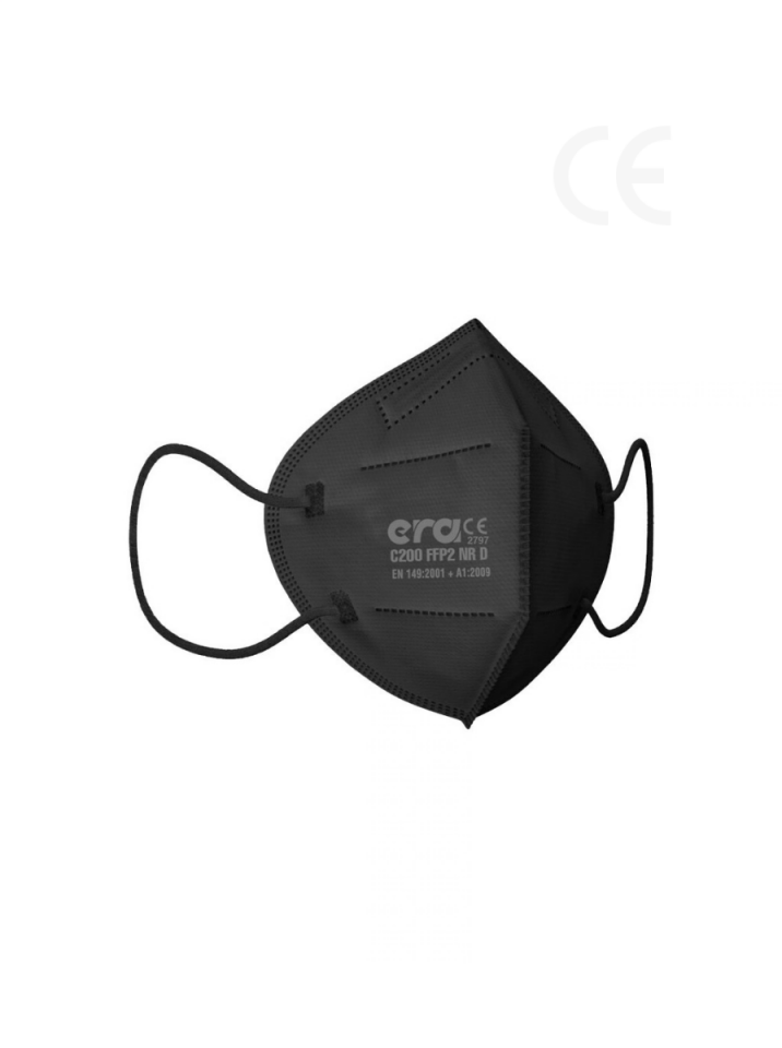 ERA C200 FFP2 NR KN Serisi Siyah Solunum Maskesi 1200 Adet