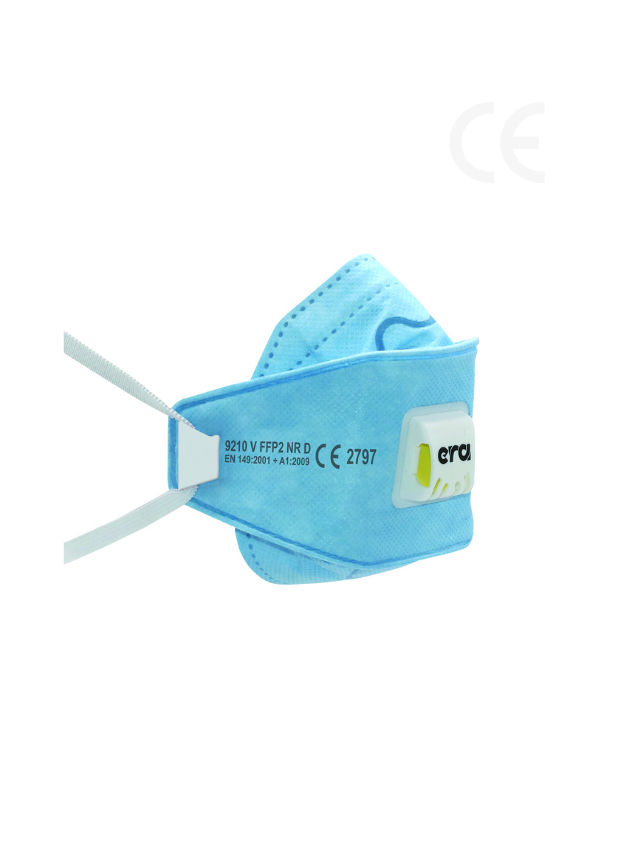 ERA 9210 V FFP2 NR D Premium Serisi Mavi Solunum Maskesi 360 Adet