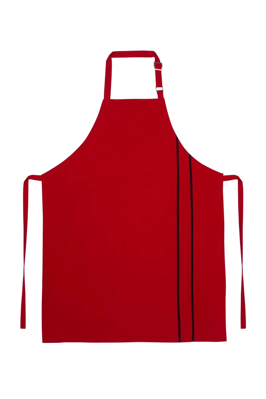 Myform Apron 6111 Kırmızı Askılı İş Önlüğü