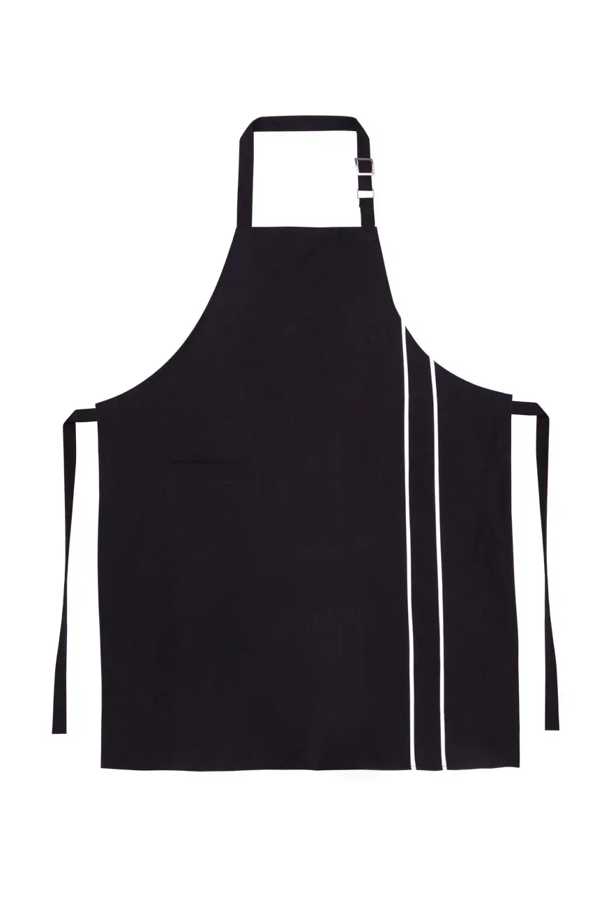 Myform Apron 6111 Siyah Askılı İş Önlüğü