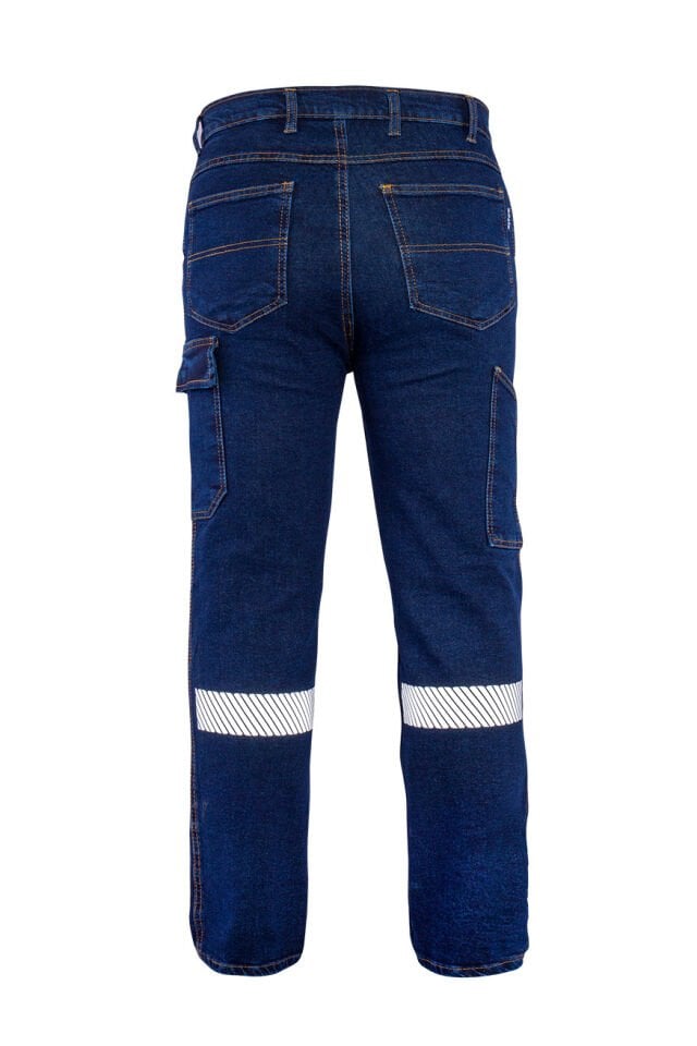 Myform Kansas Denim 2170-R Reflektörlü Lacivert İş Pantolonu