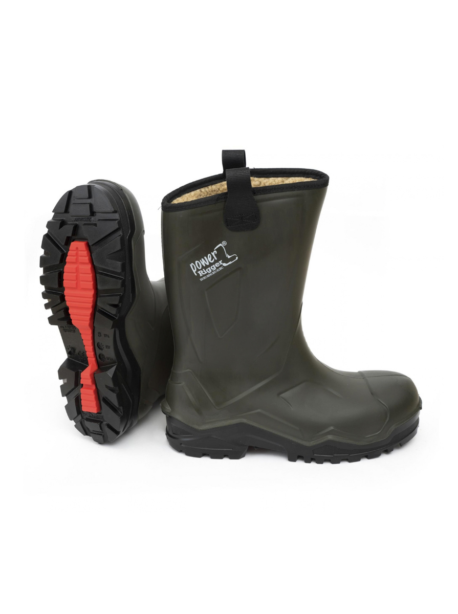 Polly Boot Power Rigger Haki S5 Yünlü İş Çizmesi