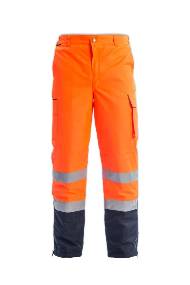 Myform Olympus HI-VIS 2145 Reflektörlü İş Pantolonu Turuncu/Lac