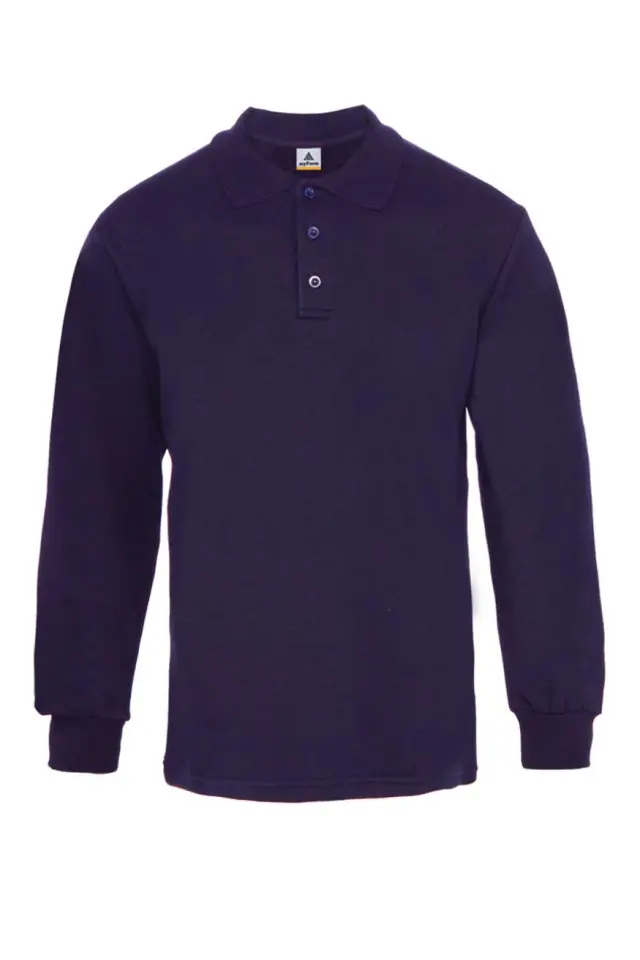 Myform Comfort 8115 Lacivert Polo Yaka Sweatshirt