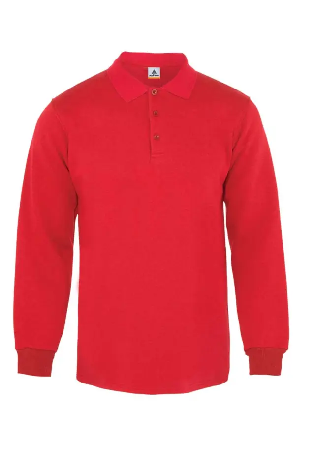 Myform Comfort 8115 Kırmızı Polo Yaka Sweatshirt