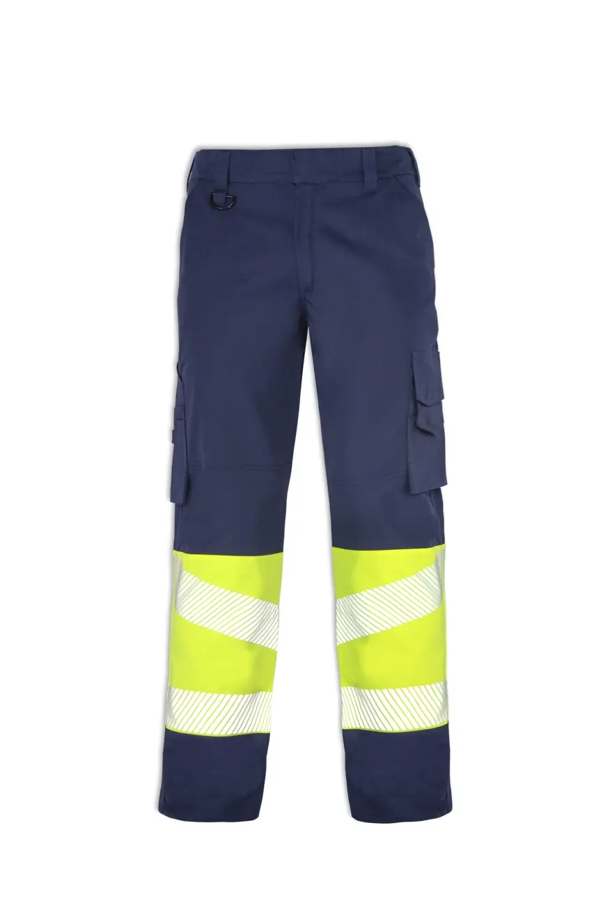 Myform Olympus Kontrast Güvenlik Pantolonu Sarı/Lacivert 2155