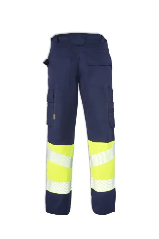 Myform Olympus Kontrast Güvenlik Pantolonu Sarı/Lacivert 2155