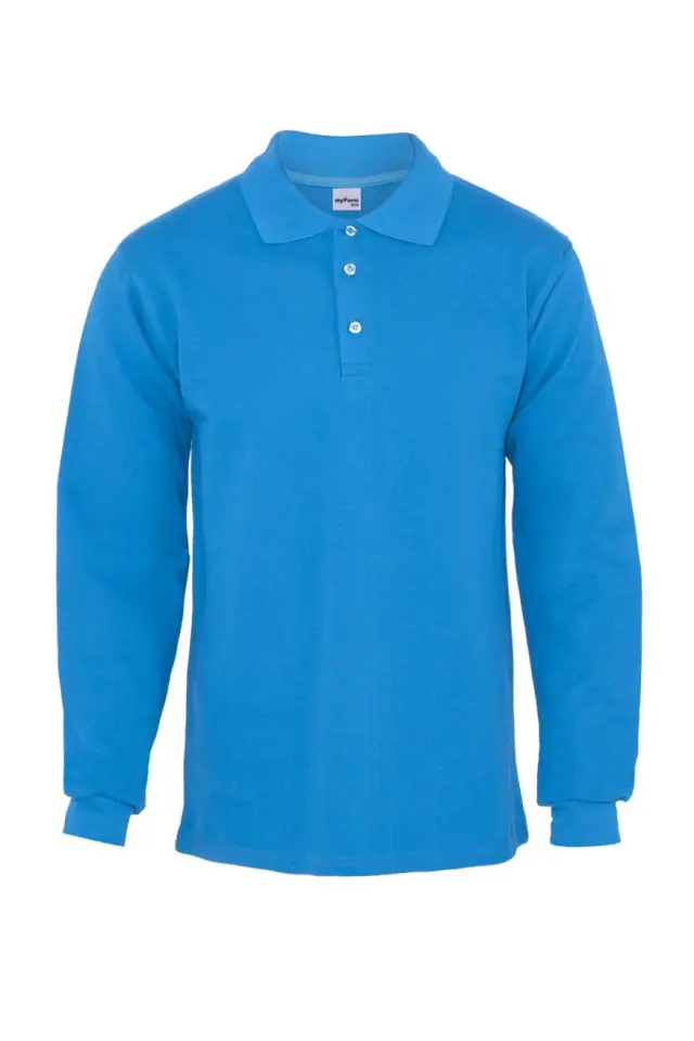 Myform Eco 8112 Turkuaz Polo Yaka Sweatshirt